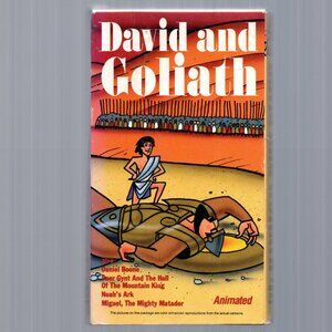 David and Goliath and five more animated cartoons -   VHS Video